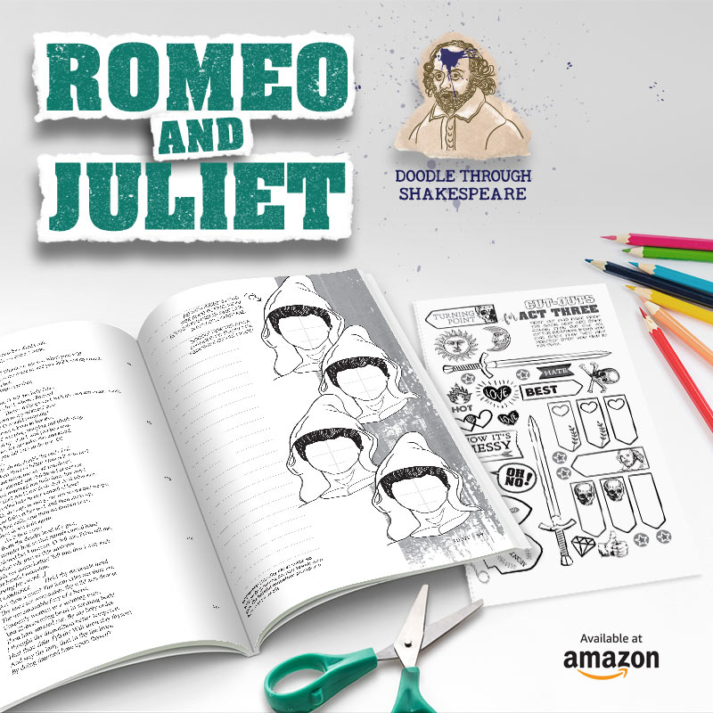 Romeo And Juliet - The Full Doodling Edition Available at Amazon