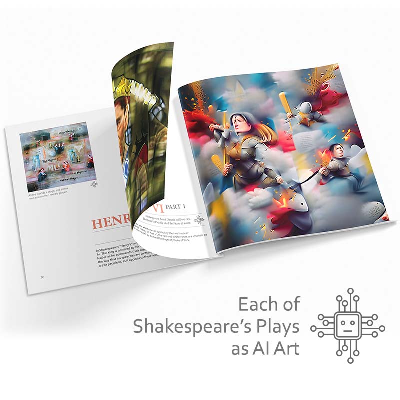 The Shakespeare AI Art Book - Interior