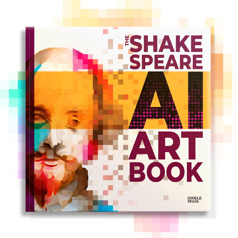 The Shakespeare AI Art Book Cover