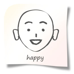 Happy Facial Expression easy to draw
